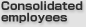 Consolidated employees
