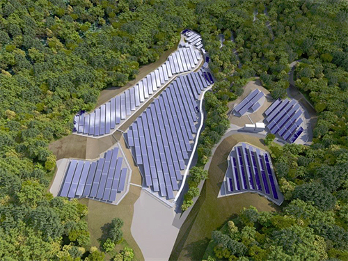「F瀬戸Ⅱ太陽光発電所」完成予想図