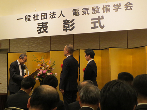 写真:表彰式