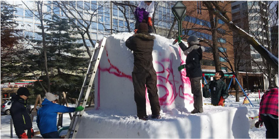 さっぽろ雪まつりの様子