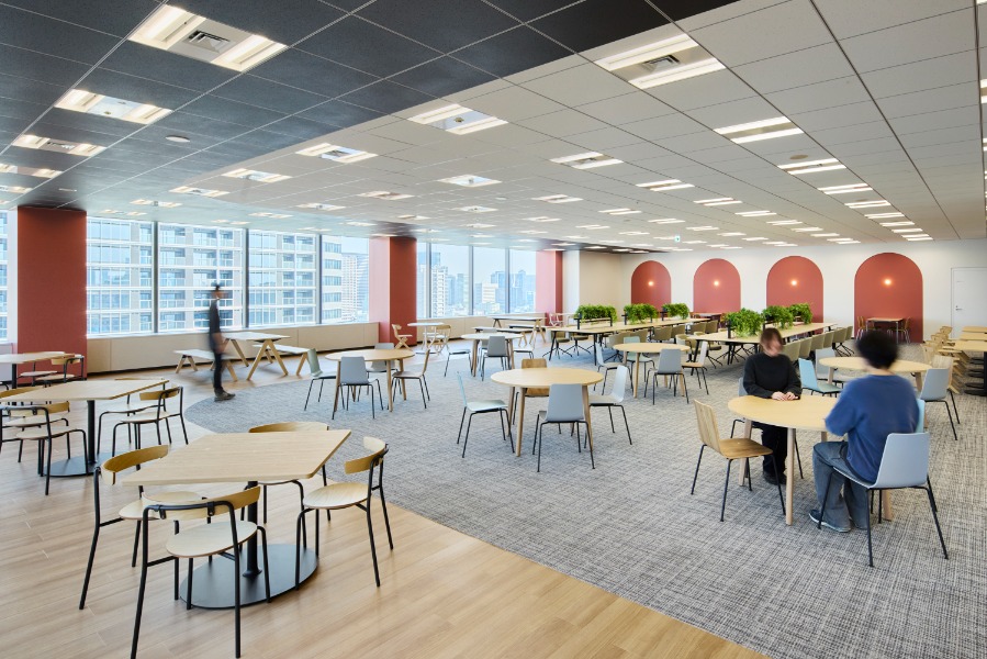 第一興商本社移転統合プロジェクト - カフェテリア