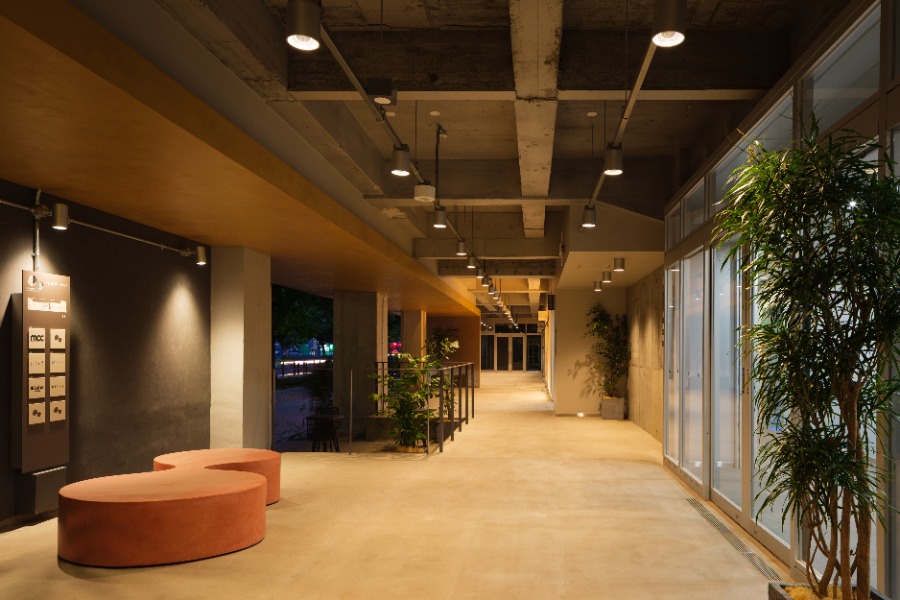 HAROW高千穂通 公開通路(夜景)