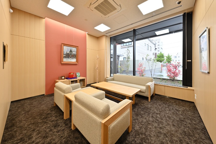 北陸銀行 旭川支店 応接室
