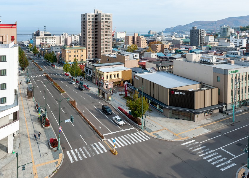 北陸銀行 小樽支店 鳥瞰