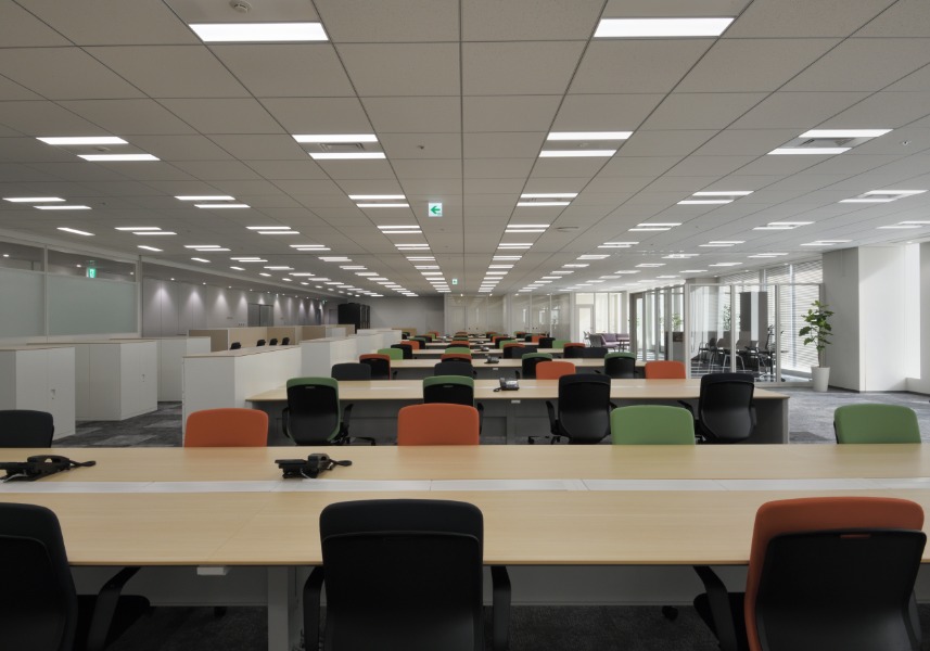 ほくほく札幌ビル　北海道銀行オフィス内装　執務室