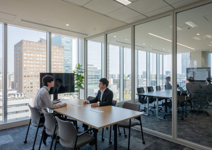 ほくほく札幌ビル　北海道銀行オフィス内装　執務室会議室