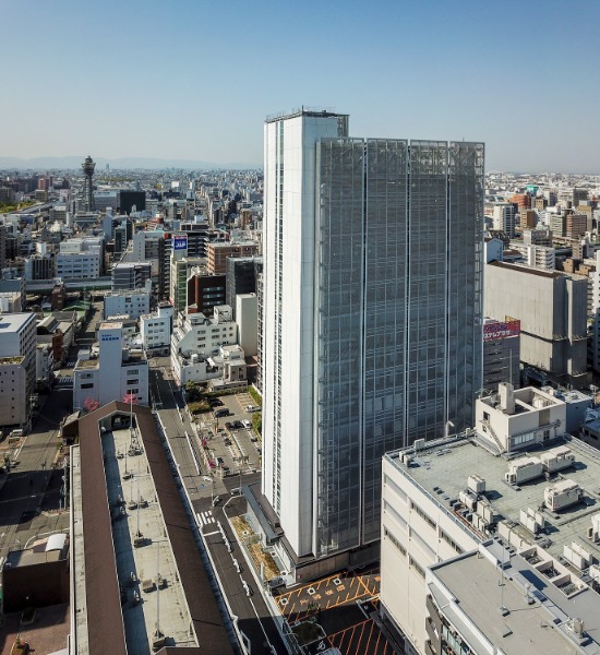 写真：NTT西日本日本橋ビル（外観北面）