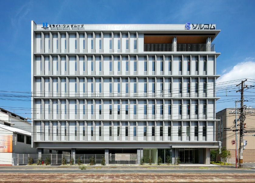 ソルコム皆実町ビル　外観東面