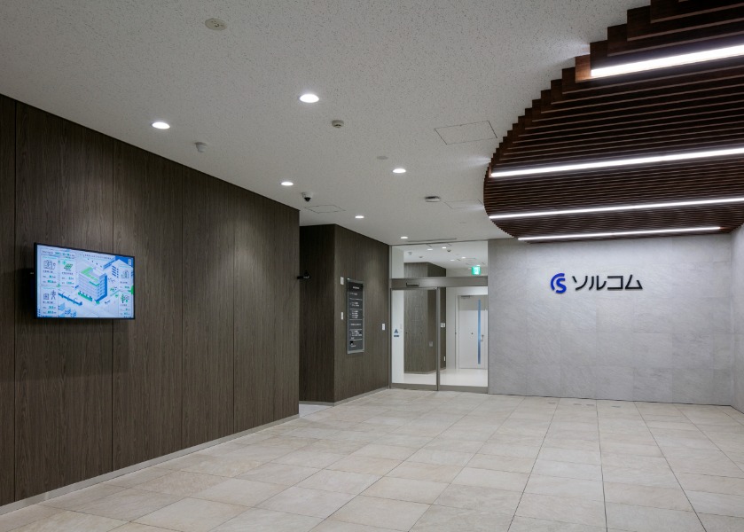 ソルコム皆実町ビル　1Fエントランスホール