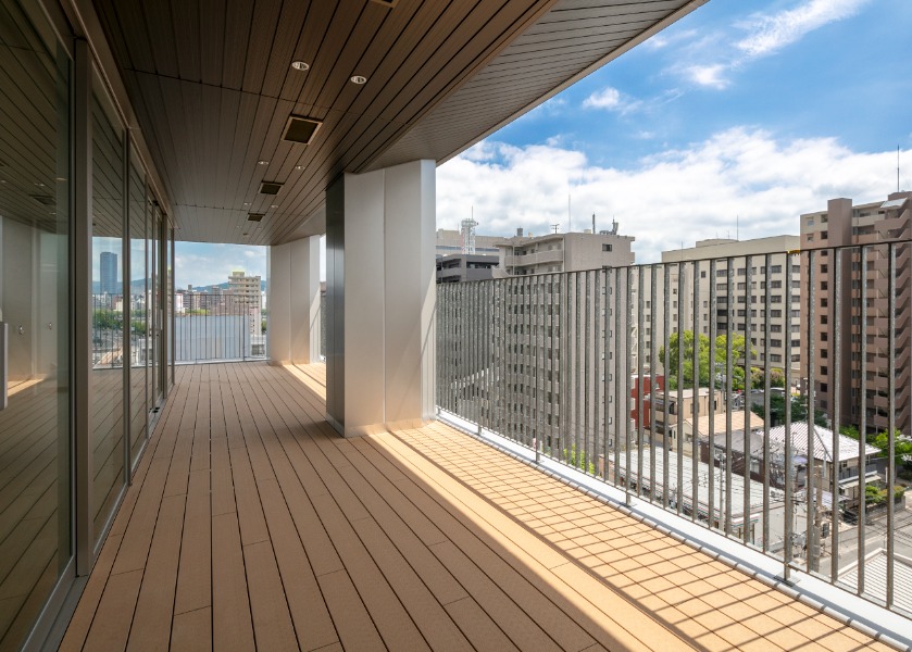 ソルコム皆実町ビル　6Fスカイバルコニー