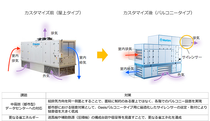 図3　日本市場での競争力強化に向けたOasisのカスタマイズ内容の一例