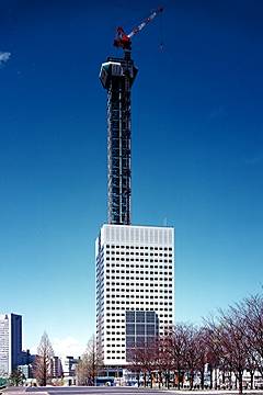 横浜メディアタワーの施工について