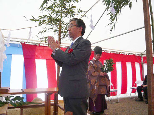 安全祈願祭の様子