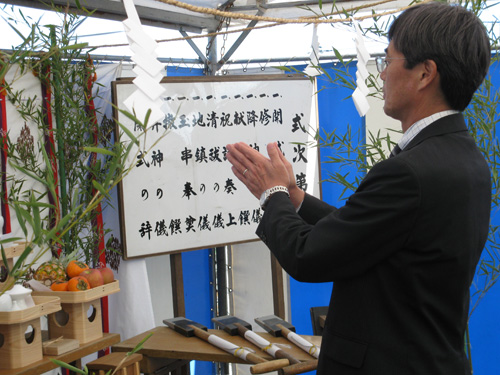 安全祈願祭の様子