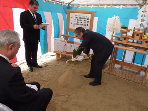 安全祈願祭の様子