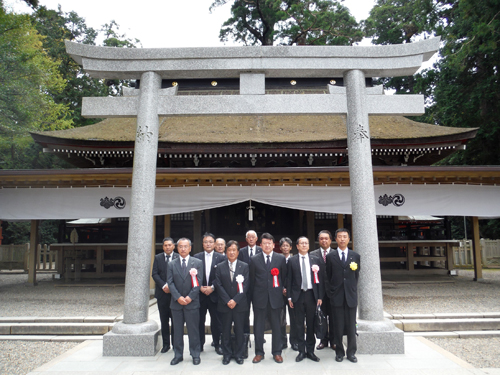 安全祈願祭の様子