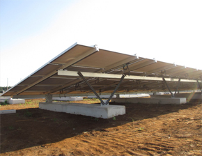 図1 太陽光電池アレイ用ハイブリッド架台