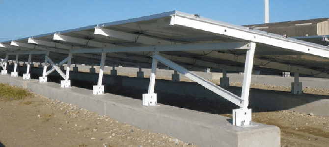 FRP架台（2014年グッドデザイン賞）の写真